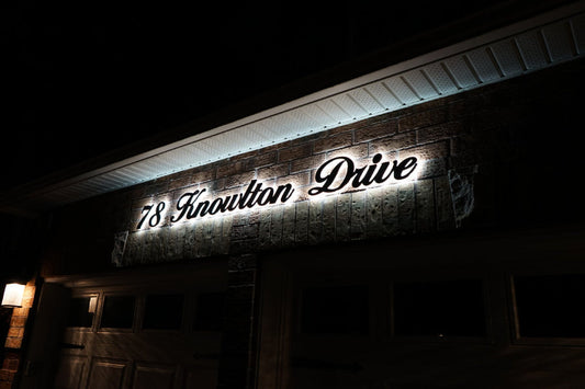 Energy-Efficient Illuminated LED House Numbers to Brighten Your Home’s Curb