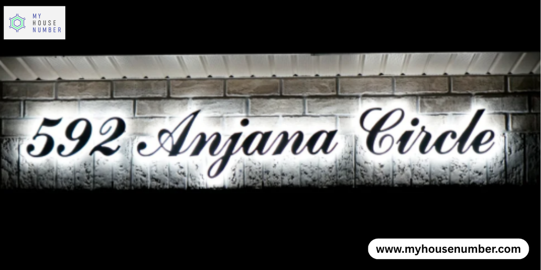 Illuminated LED House Numbers for Modern Homes & Enhanced Visibility