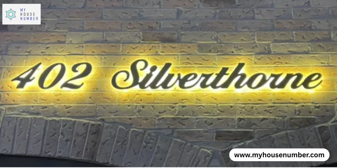 Premium Illuminated Address Numbers to Enhance Home Design