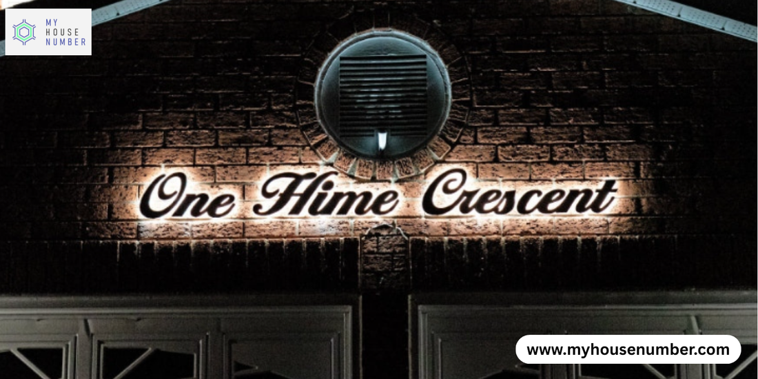 Modern Custom Address Signs That Enhance Your Home’s Entrance