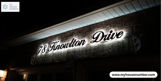 Enhance Curb Appeal with the Energy-Efficient LED House Numbers & LED Business Signs