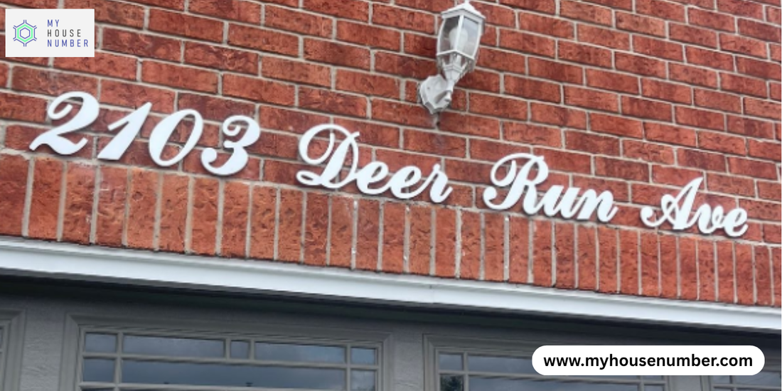 Custom Illuminated Address Numbers for a Sleek and Visible Look