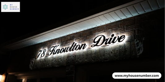 Energy-Efficient Light Up House Numbers with Bright Ideas for Every Home