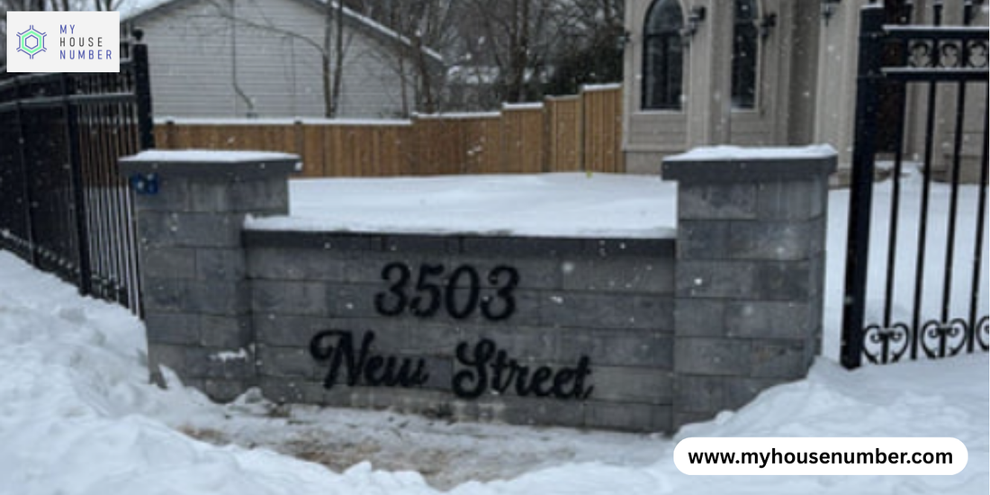 Why Custom House Address Signs Improve Visibility and Safety