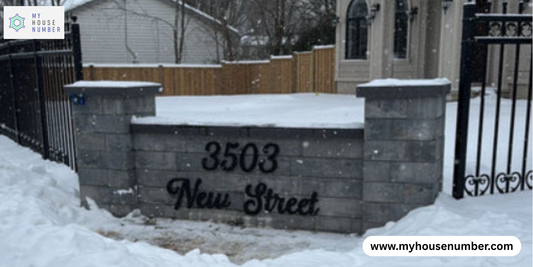 Why Custom House Address Signs Improve Visibility and Safety