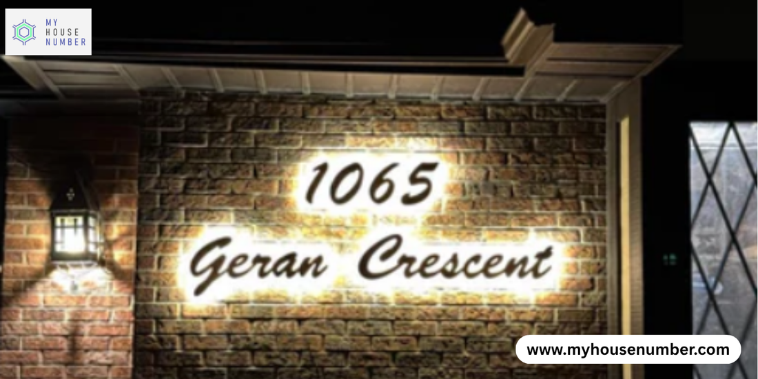 Boost Nighttime Visibility with Sleek Illuminated LED House Numbers