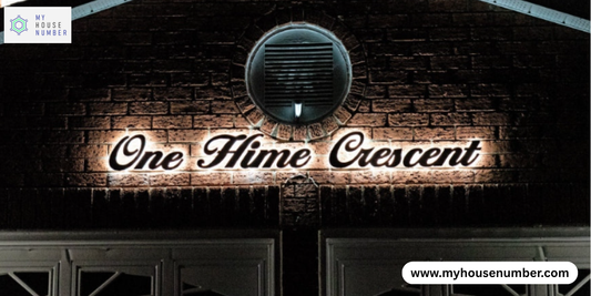 Enhance Home Safety with High-Visibility LED House Number Signs